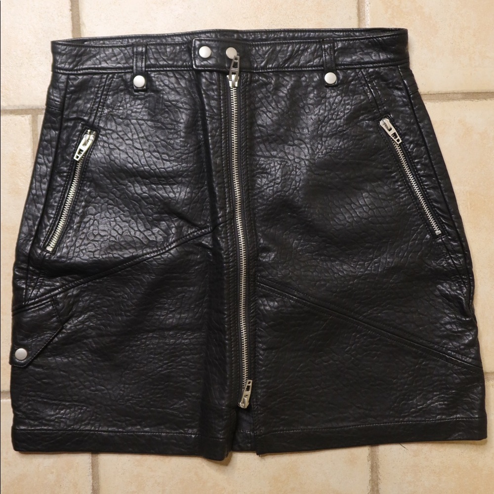 BlankNYC - Black Leather Skirt